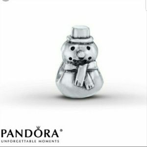 Pandora Retired Snowman Charm